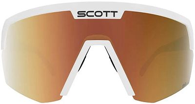 Превью  Велоочки SCOTT Sport Shield LS White Matt, Линзы: AMP Gold Chrome (289233-0196374)